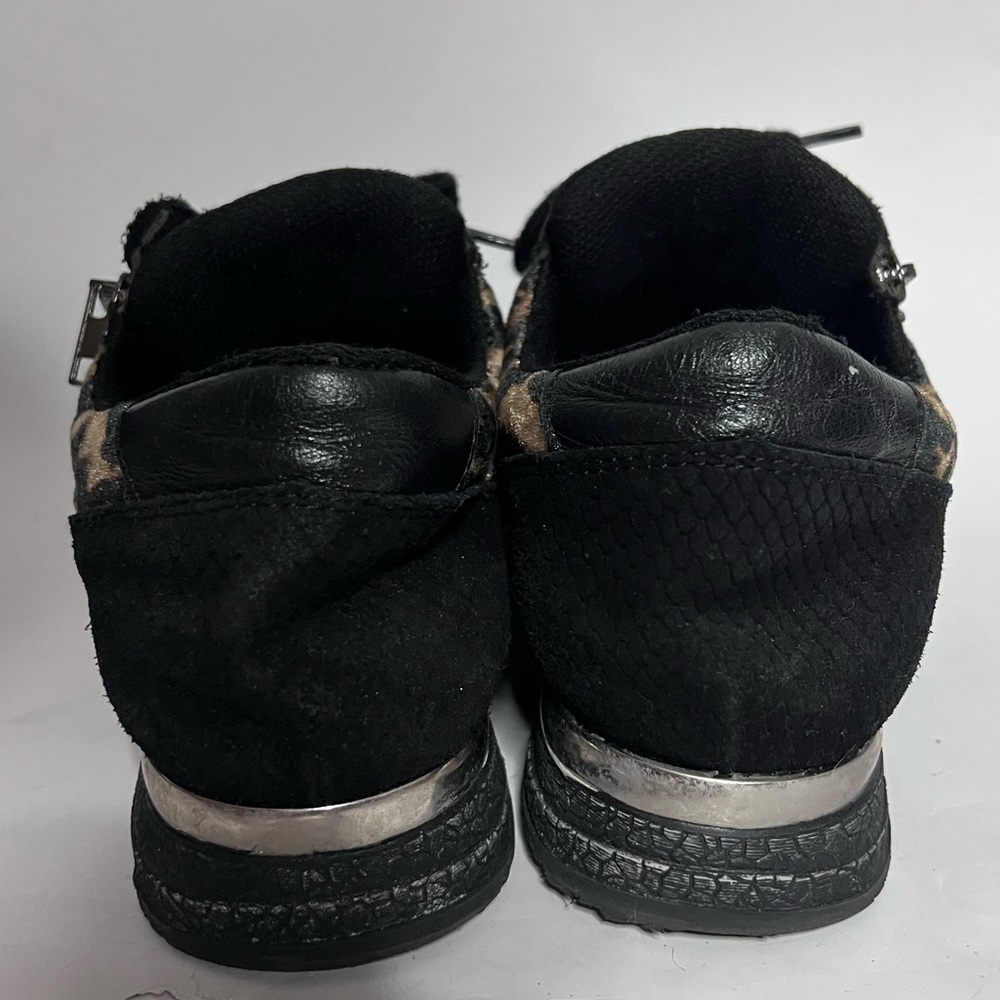 PS Poelman Velvet Leopard Accent Sneakers - Picture 5 of 10